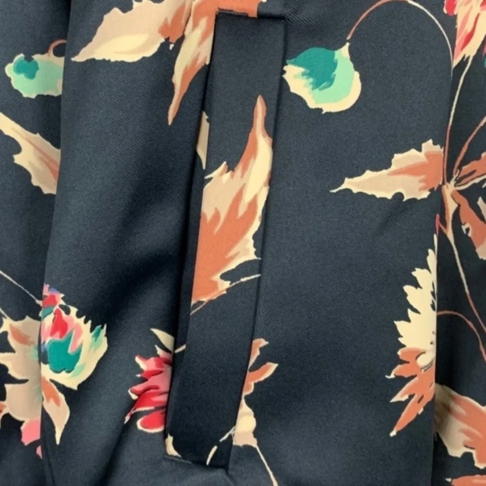 Chaps Floral Bomber Jacket - Picture 3 of 5